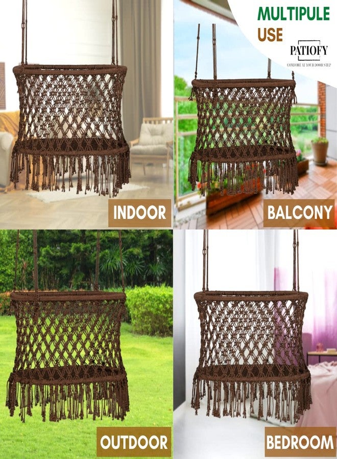 Patiofy Baby Cradle| Swing Cradle | Palna | Portable | for New Born Kids Age Group 0-2 Years Weight Capacity Up to 10 Kg (Copper- Oval Shape) - Image 5